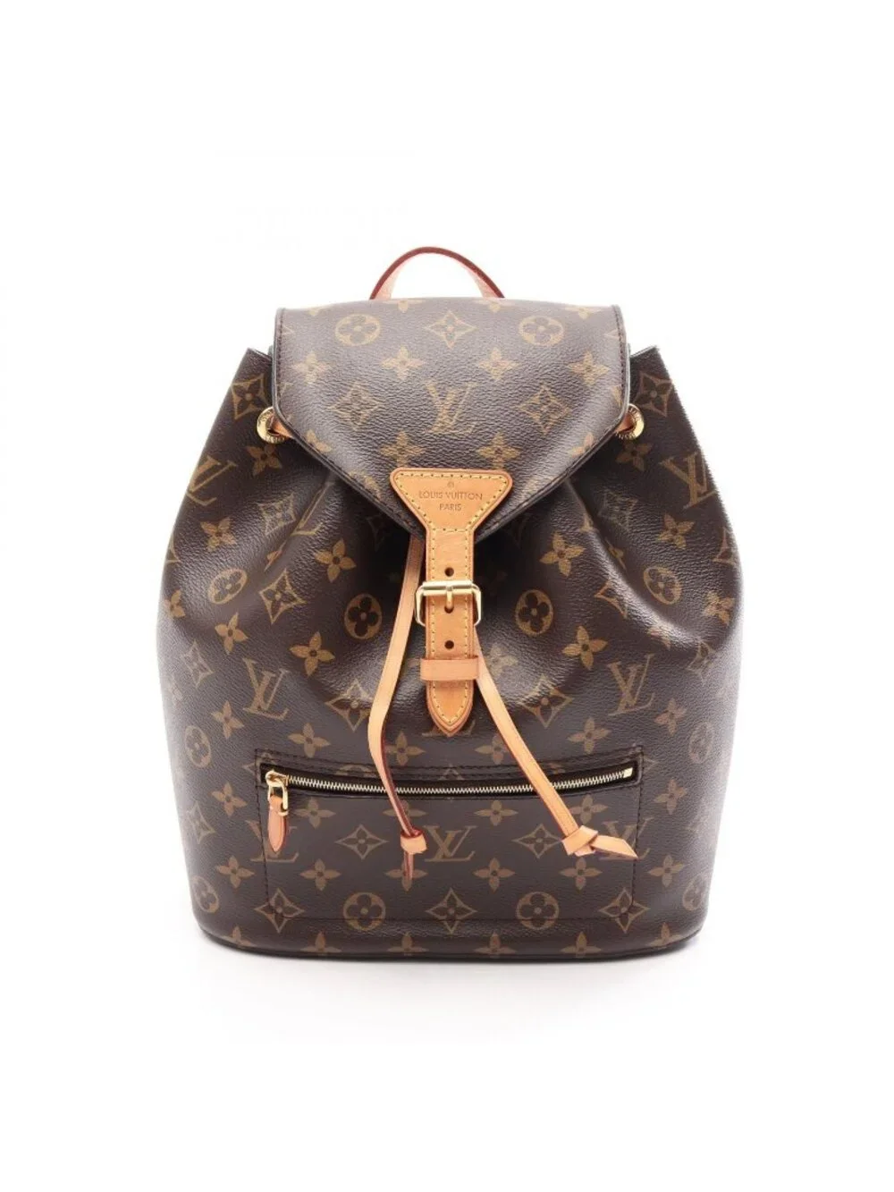 Louis Vuitton Backpack Montsouris Monogram Canvas Leather